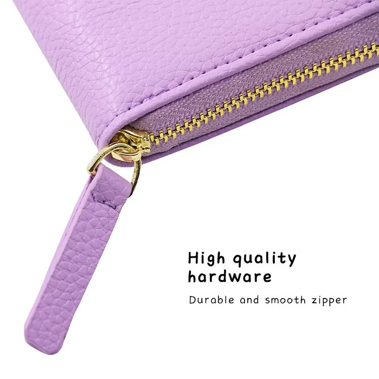 Luxury Women's Short Lady Wallet Durable Leather