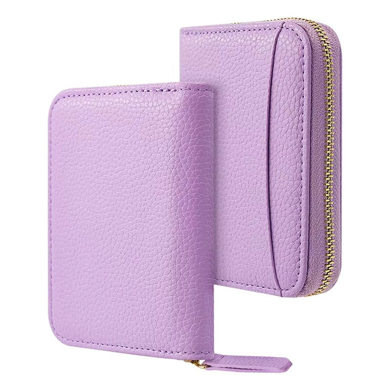 Luxury Women's Short Lady Wallet Durable Leather